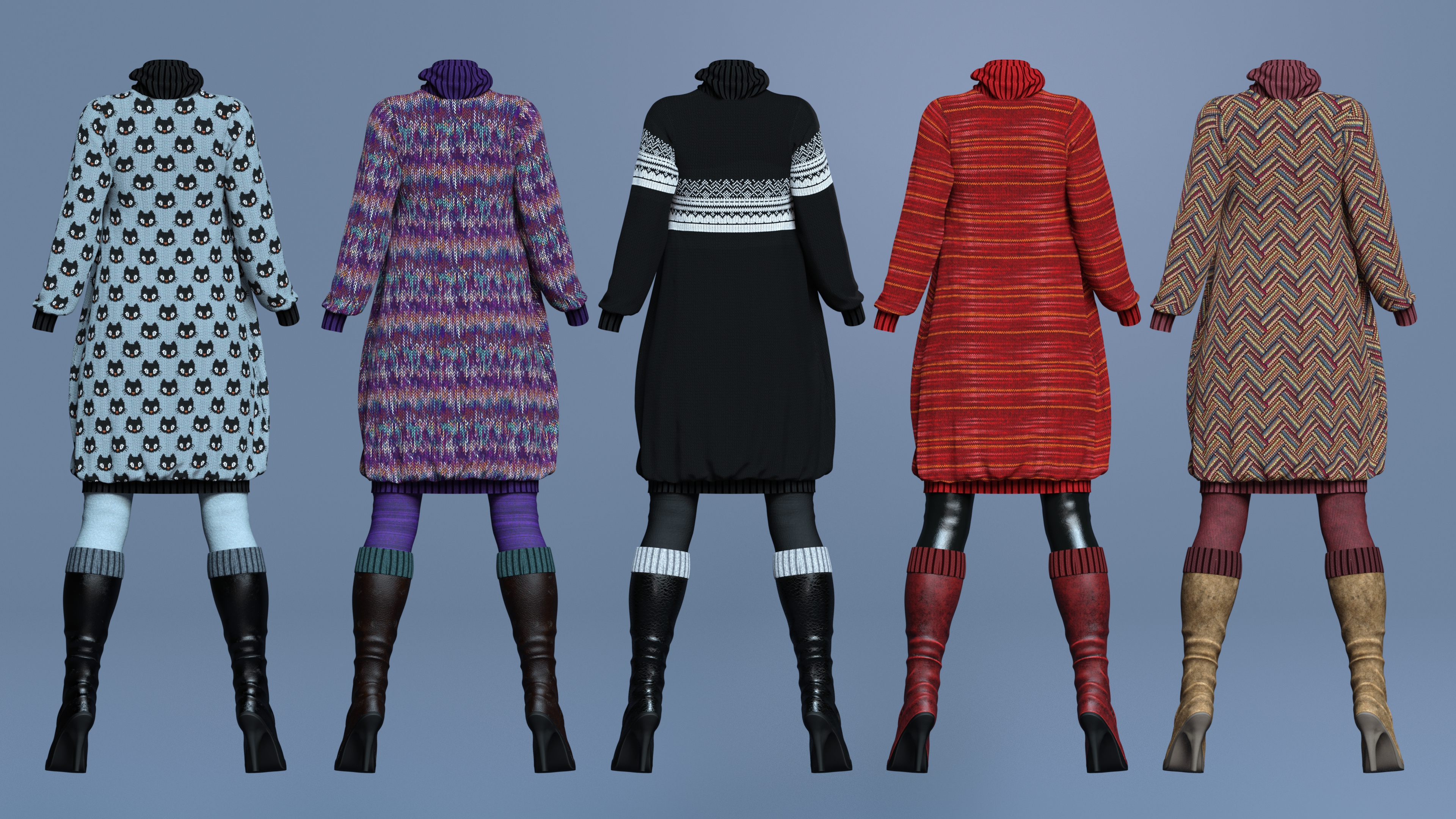 dForce Eloise Outfit Textures by: Moonscape GraphicsSade, 3D Models by Daz 3D