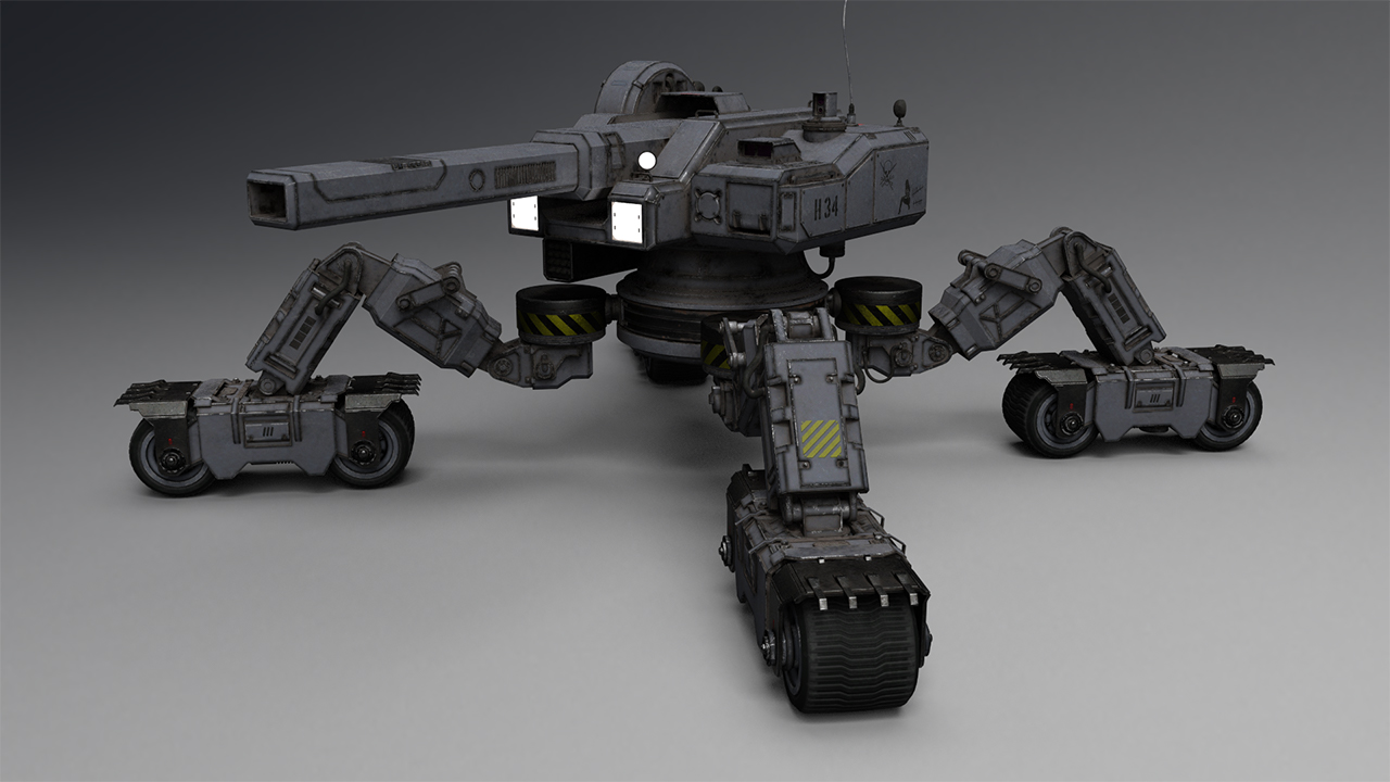 Sci-fi Tank by: Mely3D, 3D Models by Daz 3D