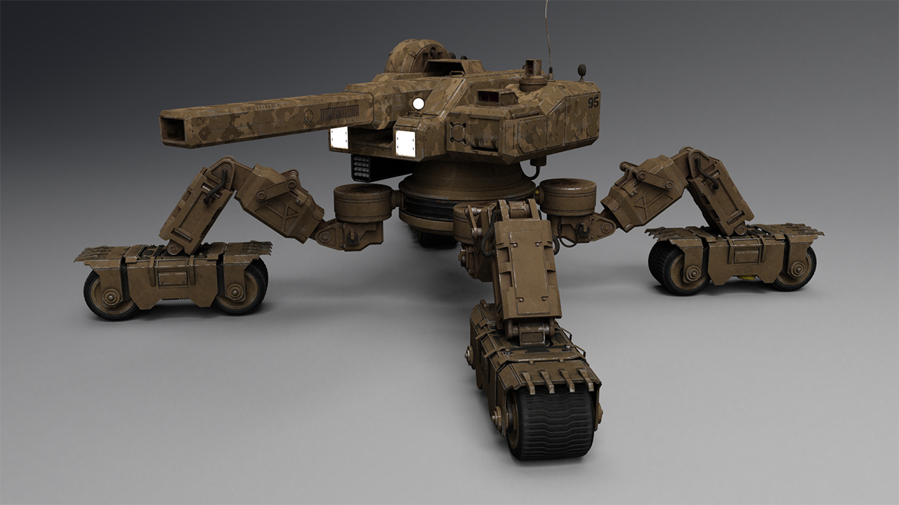 Sci-fi Tank by: Mely3D, 3D Models by Daz 3D