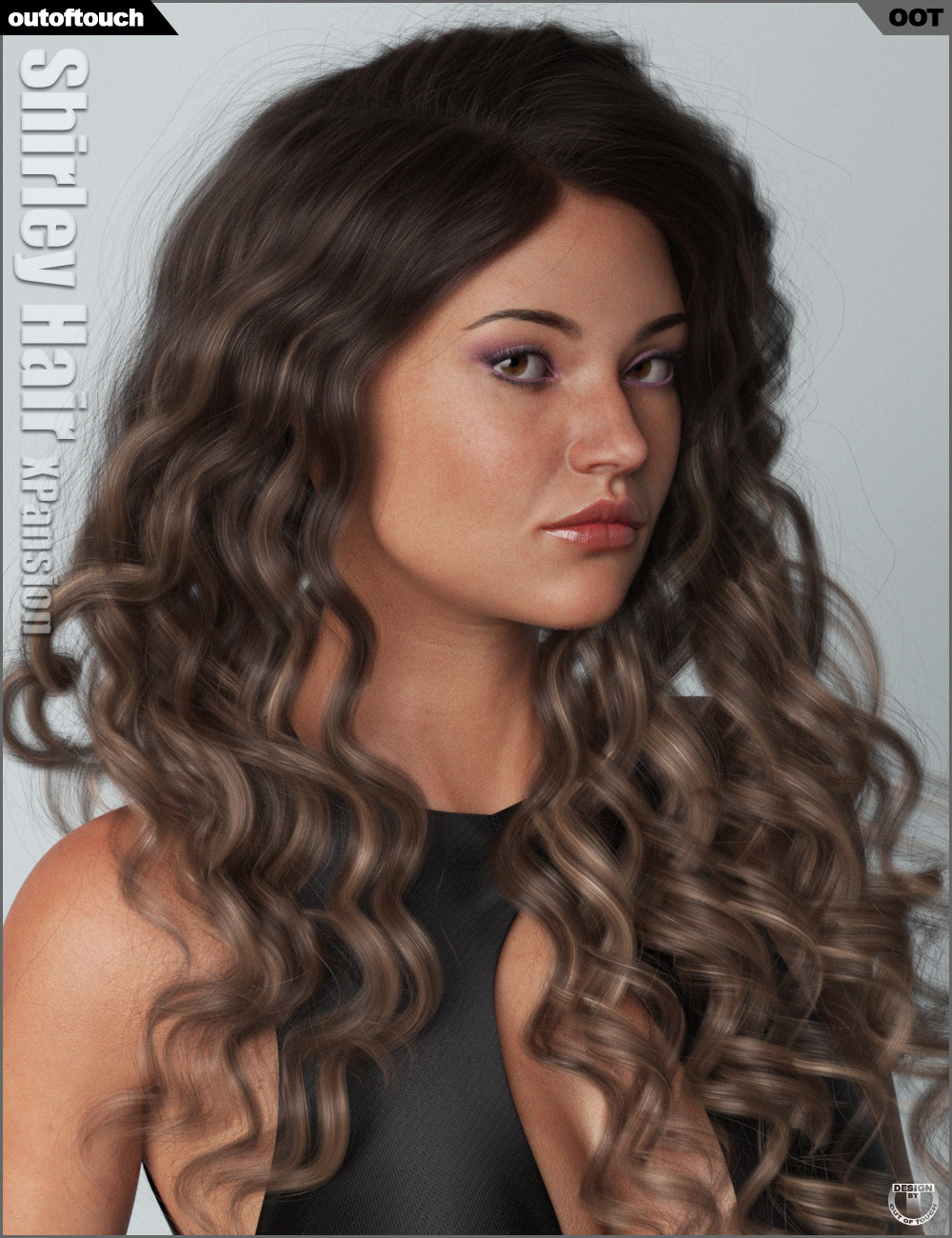 OOT Hairblending 2.0 Texture XPansion for Shirley Hair by: outoftouch, 3D Models by Daz 3D