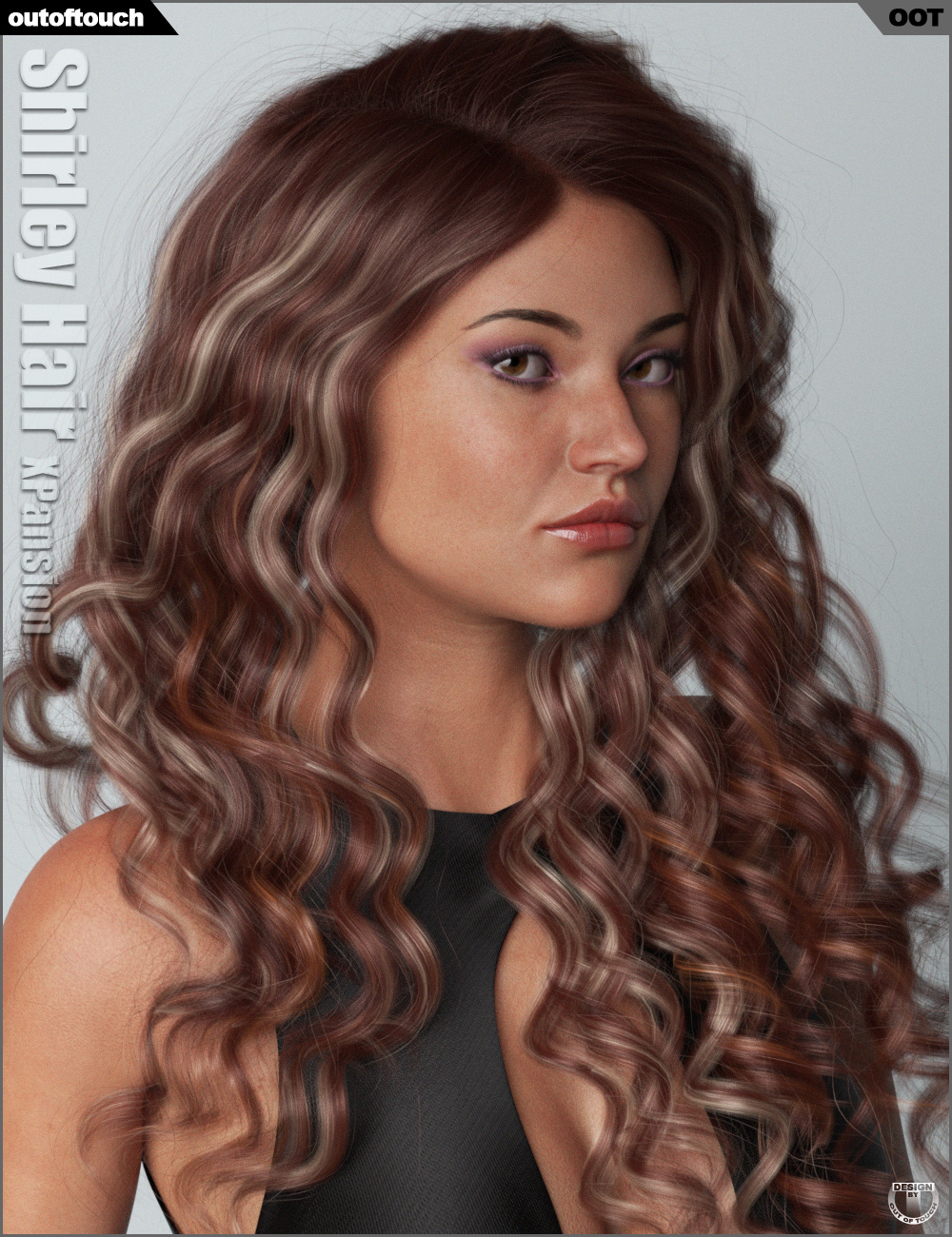 OOT Hairblending 2.0 Texture XPansion for Shirley Hair by: outoftouch, 3D Models by Daz 3D