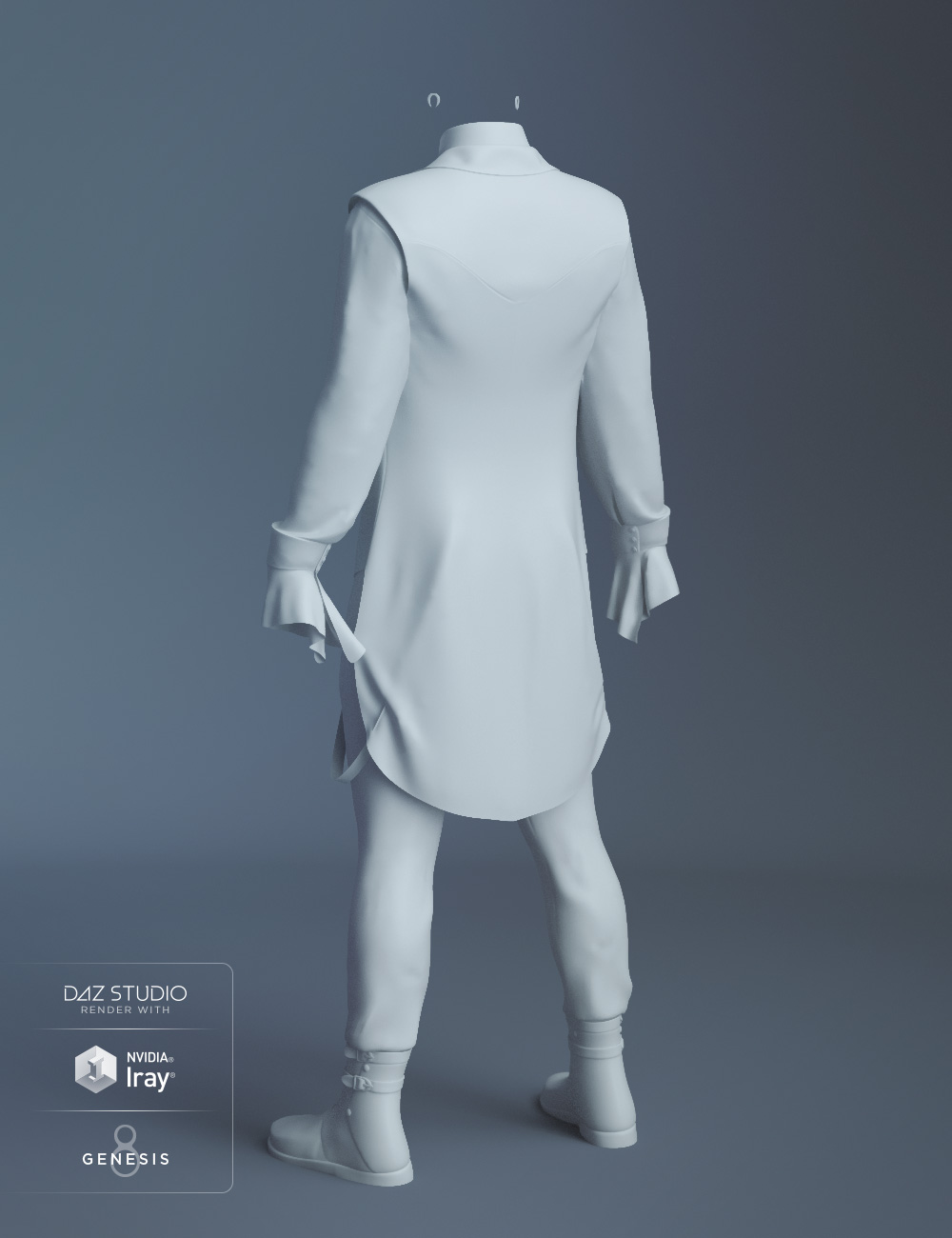 dForce Jasper Black for Genesis 8 Male(s) by: Ravenhair, 3D Models by Daz 3D