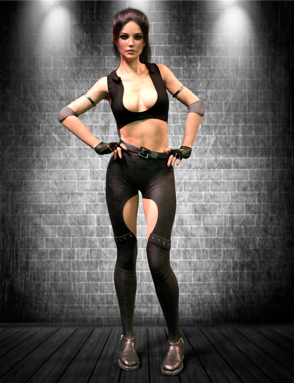 X-Fashion Combat Outfit for Genesis 8 Female(s) by: xtrart-3d, 3D Models by Daz 3D