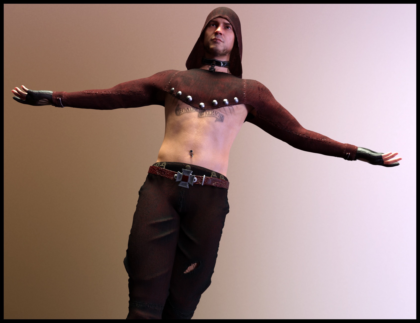 Addon for GothicX Rock for Genesis 8 Male(s) by: Nathy Design, 3D Models by Daz 3D