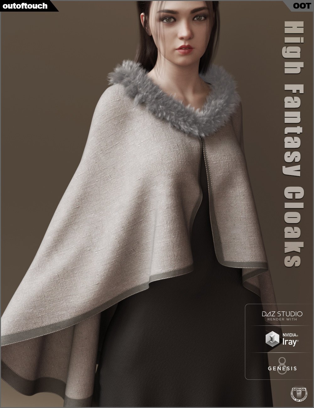 dForce High Fantasy Cloaks for Genesis 8 Female(s) dForce High Fantasy Cloaks for Genesis 8 Female(s) by: outoftouch, 3D Models by Daz 3D