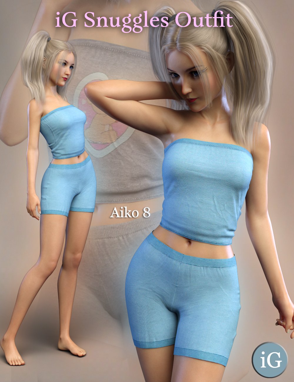 iG Snuggles Outfit For Genesis 8 Female(s) iG Snuggles Outfit For Genesis 8 Female(s) by: i3D_LotusValery3D, 3D Models by Daz 3D