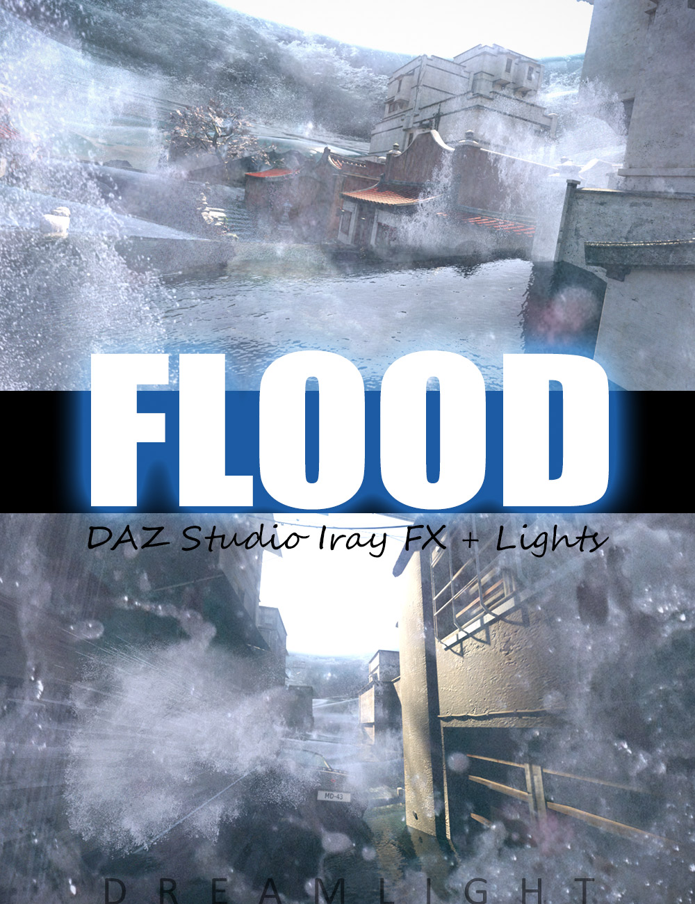 Flood - Iray Lights And FX by: Dreamlight, 3D Models by Daz 3D