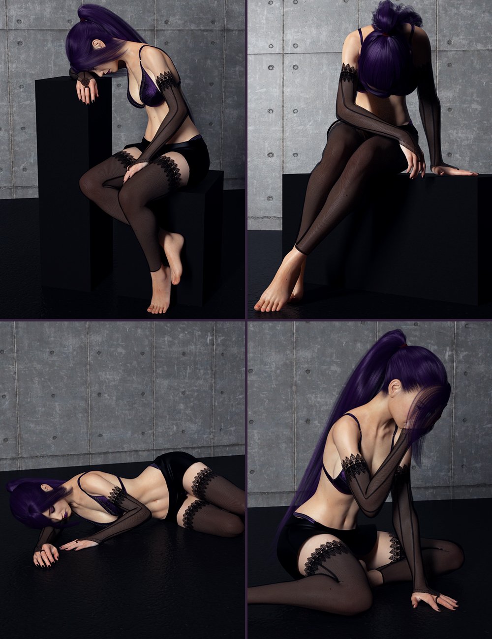 Sorrowed Soul Poses for Genesis 8 Female(s) by: 3D SugarVal3dart, 3D Models by Daz 3D