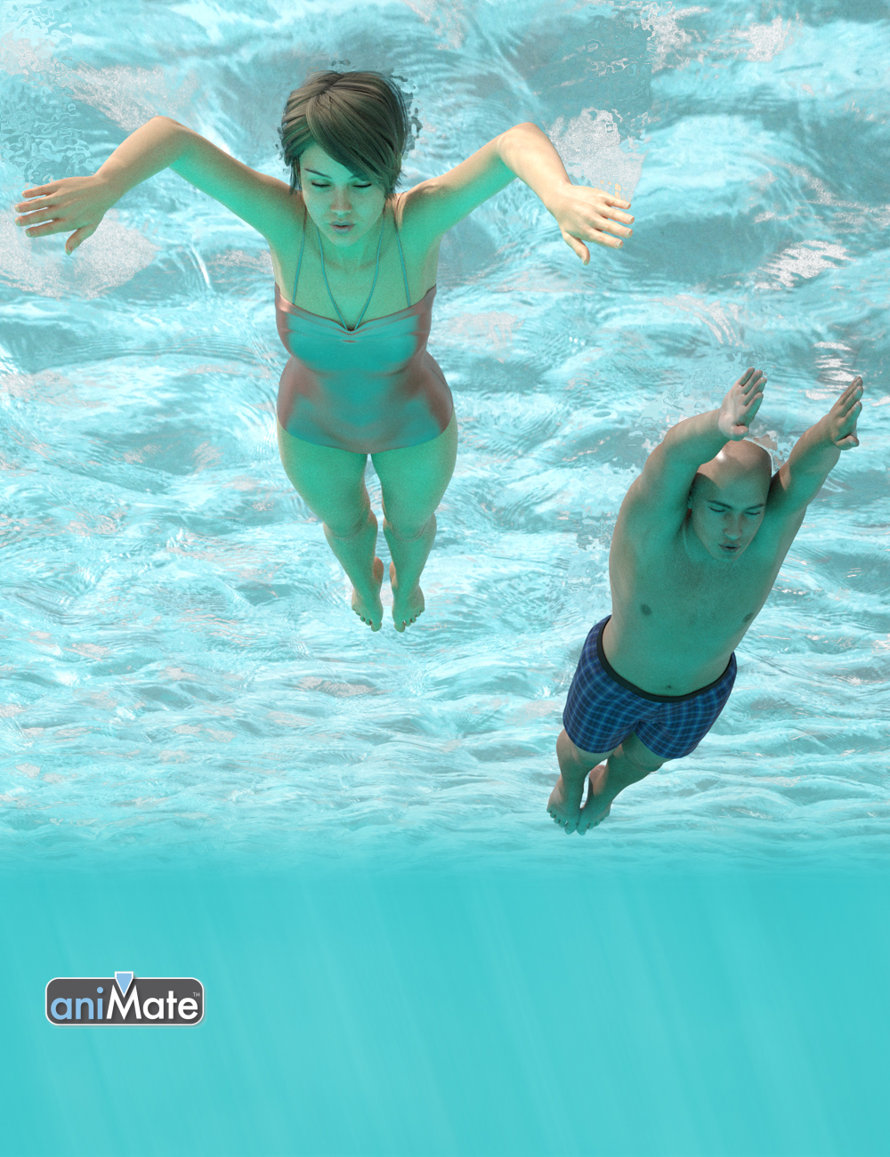 Breaststroke Swim Cycle for Genesis 8 Male(s) and Female(s) by: Donna che cammina, 3D Models by Daz 3D