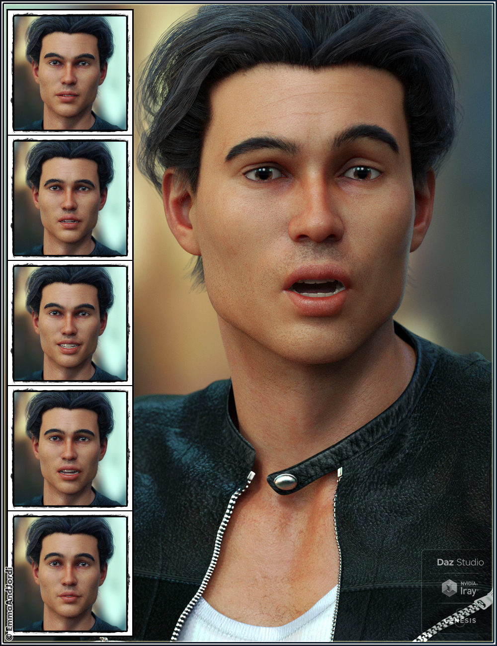 Mixable Expressions for Landon 8 and Genesis 8 Male Mixable Expressions for Landon 8 and Genesis 8 Male by: , 3D Models by Daz 3D