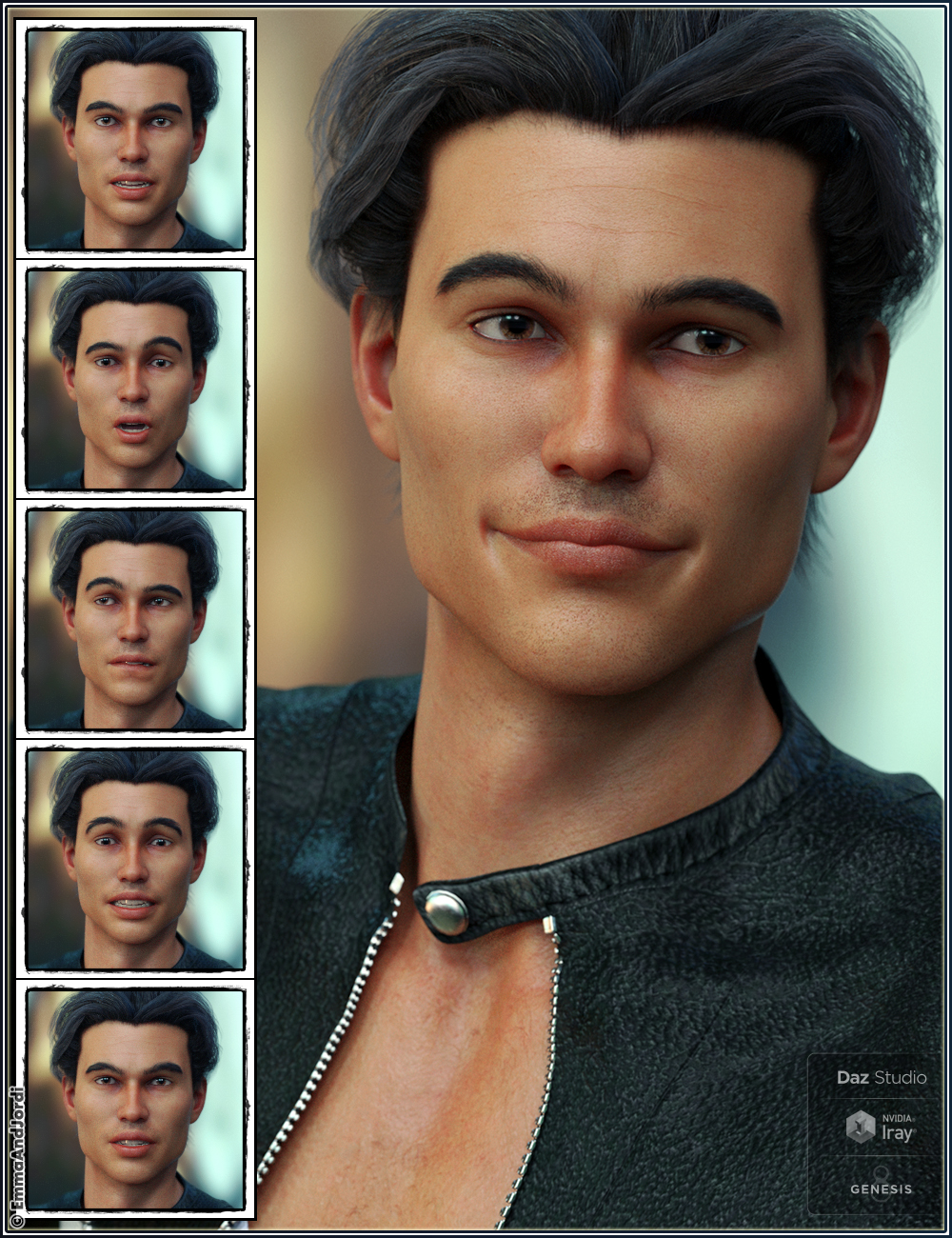 Mixable Expressions for Landon 8 and Genesis 8 Male Mixable Expressions for Landon 8 and Genesis 8 Male by: , 3D Models by Daz 3D