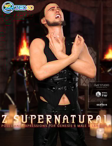 Z Supernatural Poses and Expressions for Genesis 8 Male and Landon 8 Z Supernatural Poses and Expressions for Genesis 8 Male and Landon 8 by: Zeddicuss, 3D Models by Daz 3D