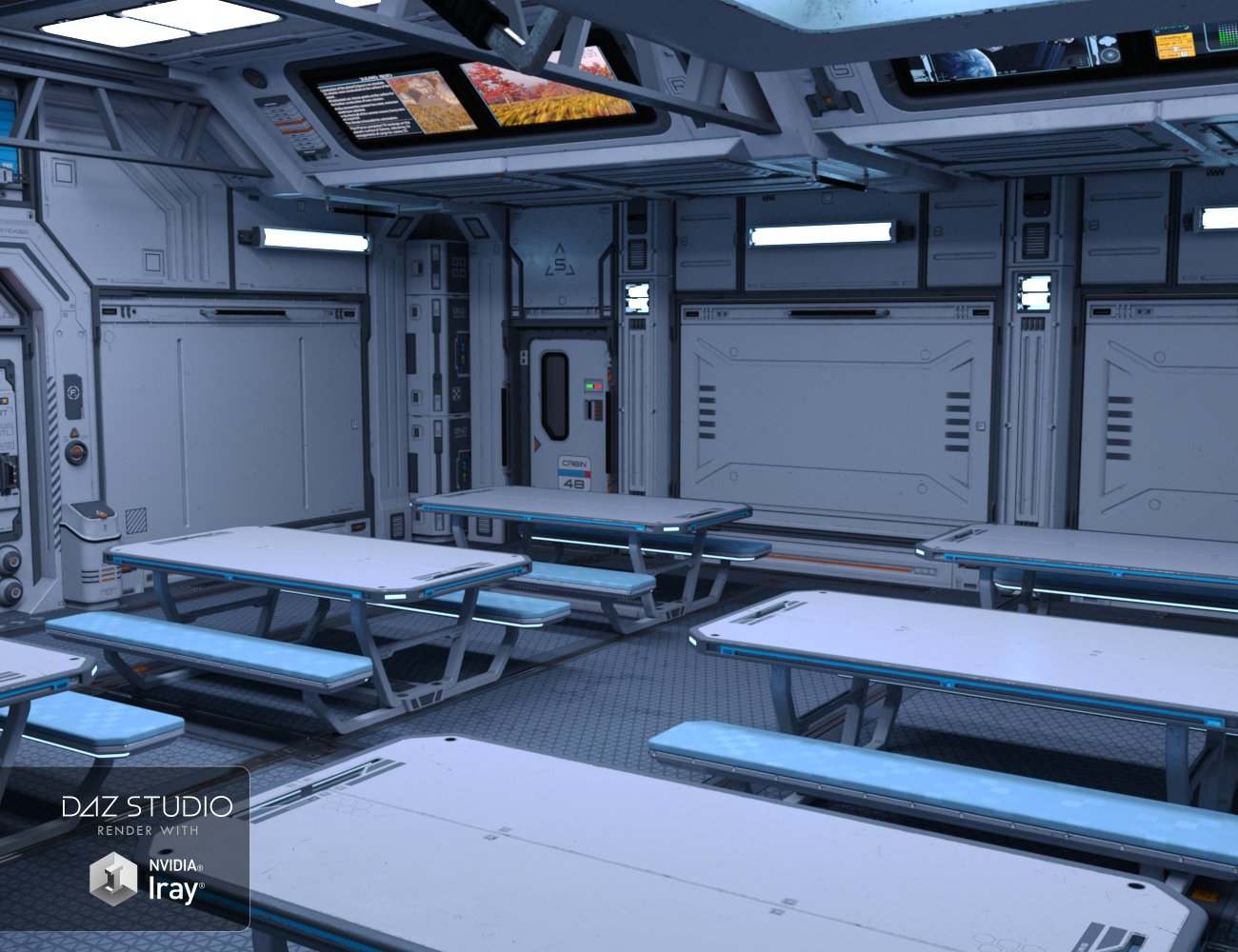 Solaris Dining Room by: petipet, 3D Models by Daz 3D