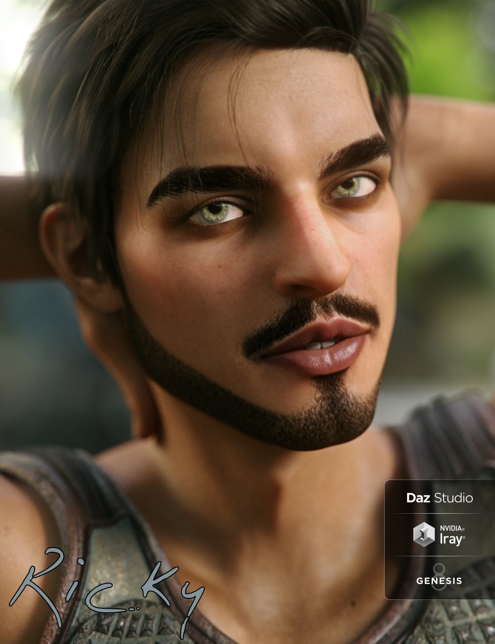 Ricky for Genesis 8 Male by: JavierMicheal, 3D Models by Daz 3D