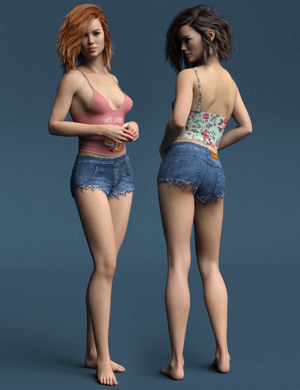 Audrey HD for Bridget 8 by: Emrys, 3D Models by Daz 3D