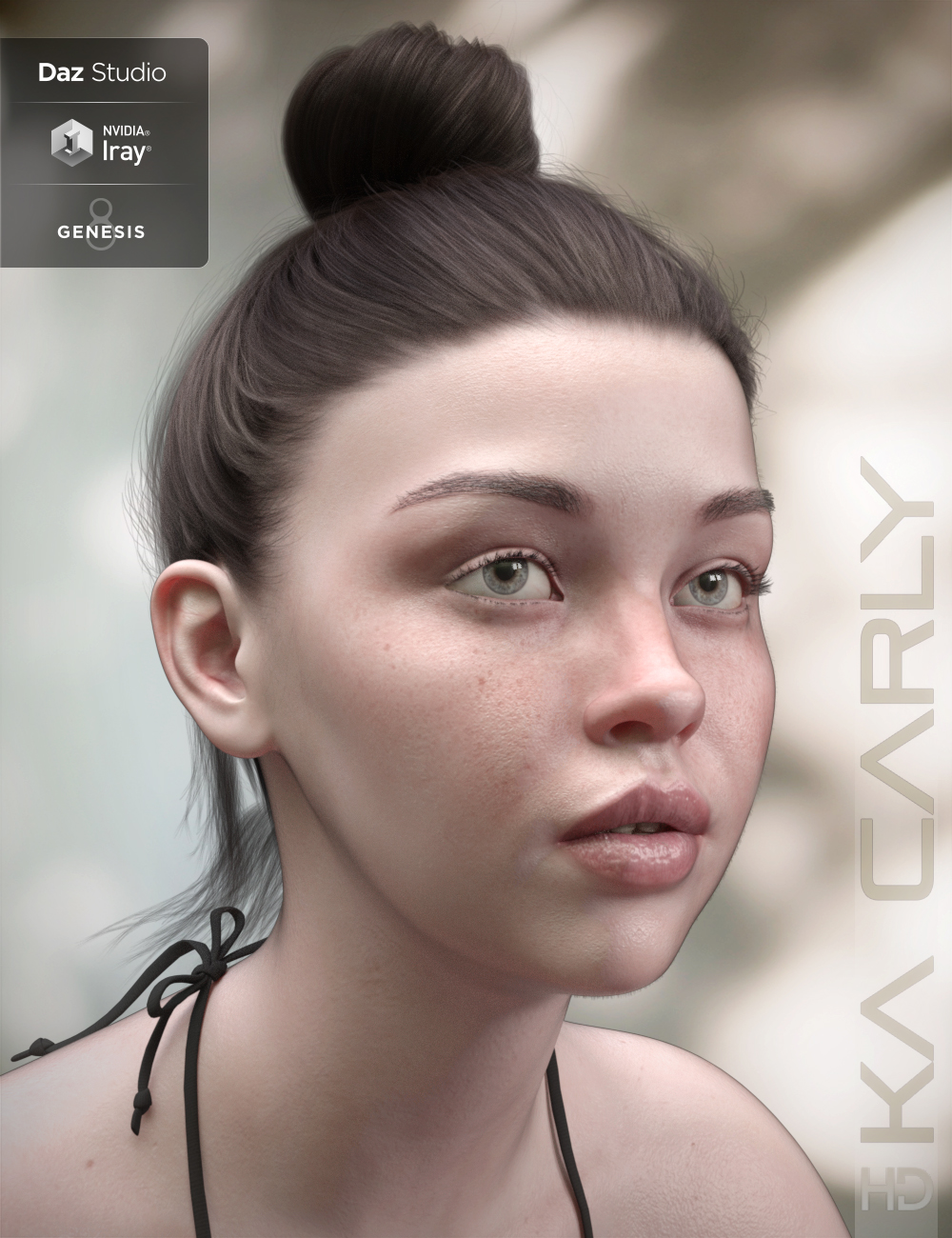 Carly HD for Genesis 8 Female by: KindredArts, 3D Models by Daz 3D