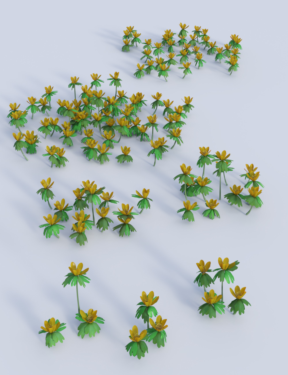 Wild Flowers Vol 6 - Spring Plants by: MartinJFrost, 3D Models by Daz 3D