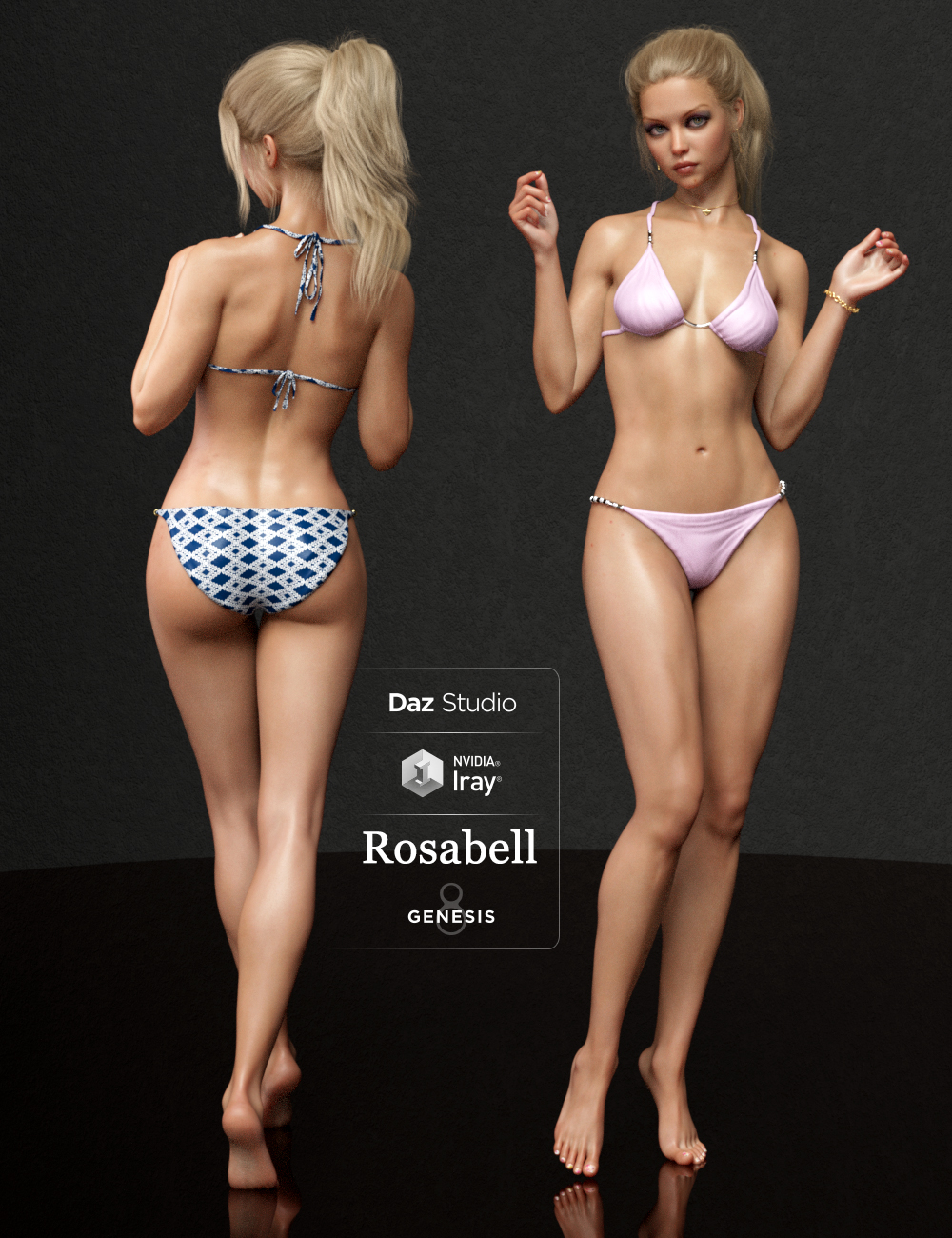 Rosabell HD And Lounge Wear For Genesis 8 Female by: iSourceTextures, 3D Models by Daz 3D