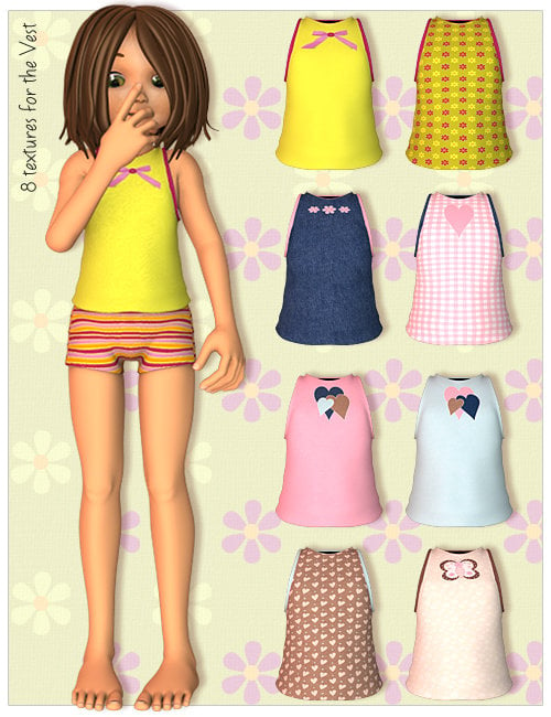 Carefree for Sadie Clothing Pack One by: Diane, 3D Models by Daz 3D