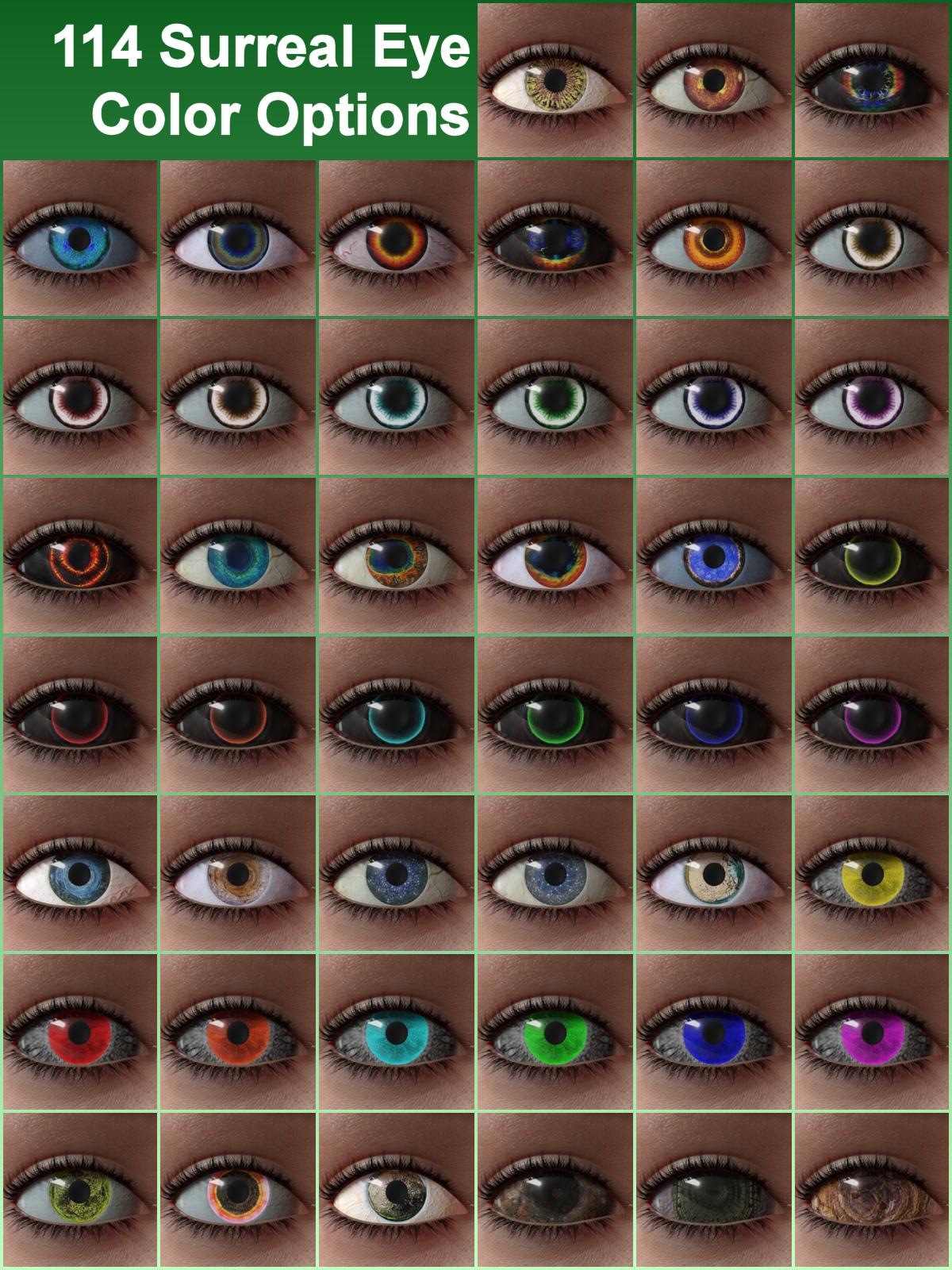 Unique Eyes for Genesis 8 | Daz 3D