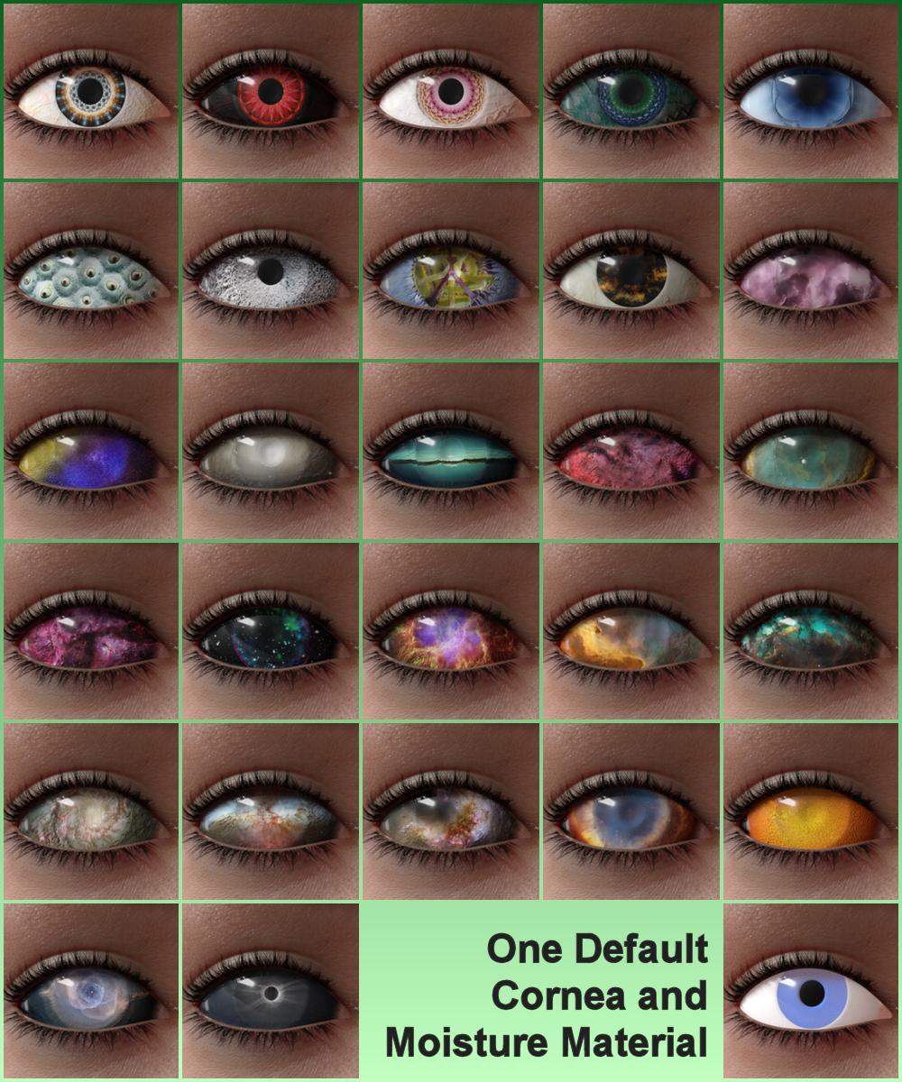 Unique Eyes for Genesis 8 Unique Eyes for Genesis 8 by: xenic101, 3D Models by Daz 3D
