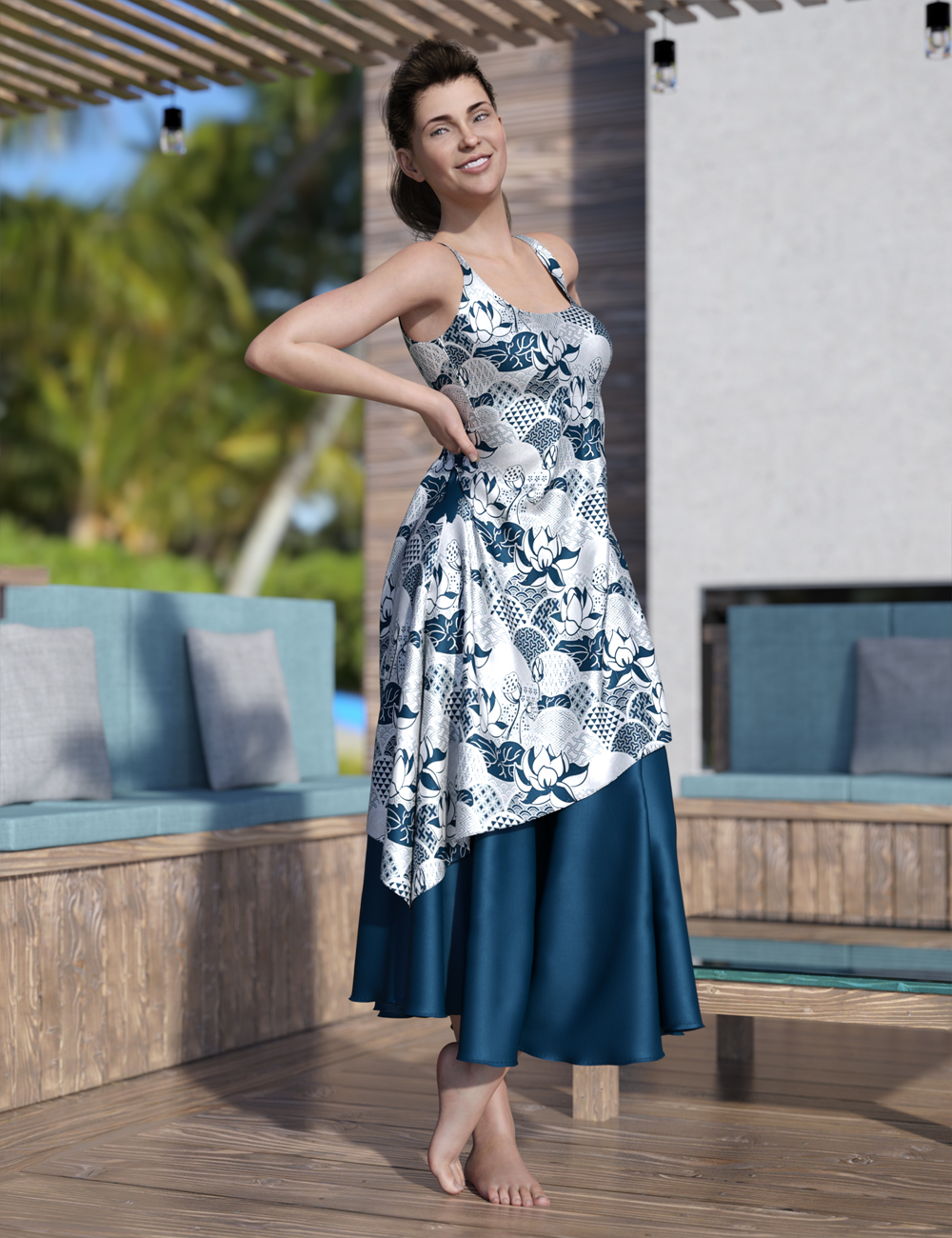 dForce Boho Boutique Serenity dForce Boho Boutique Serenity by: Aave Nainen, 3D Models by Daz 3D