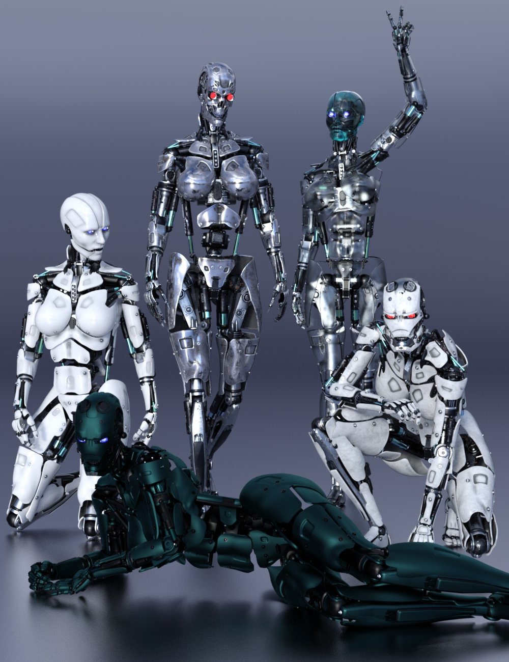 Cyborg Generation 8 Female Cyborg Generation 8 Female by: DzFire, 3D Models by Daz 3D