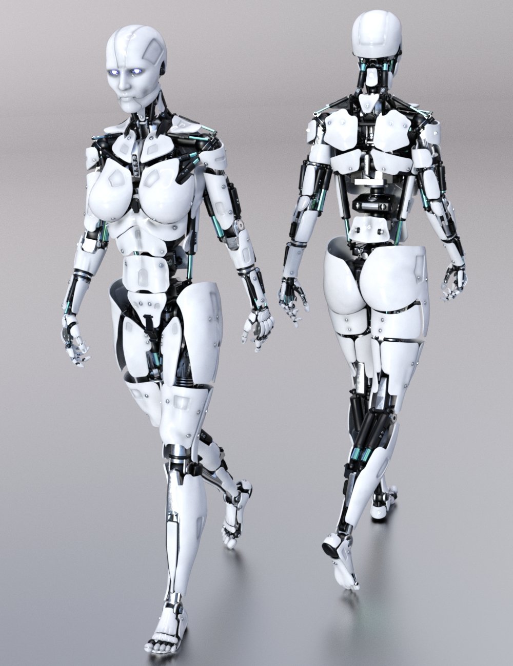 Cyborg Generation 8 Female by: DzFire, 3D Models by Daz 3D