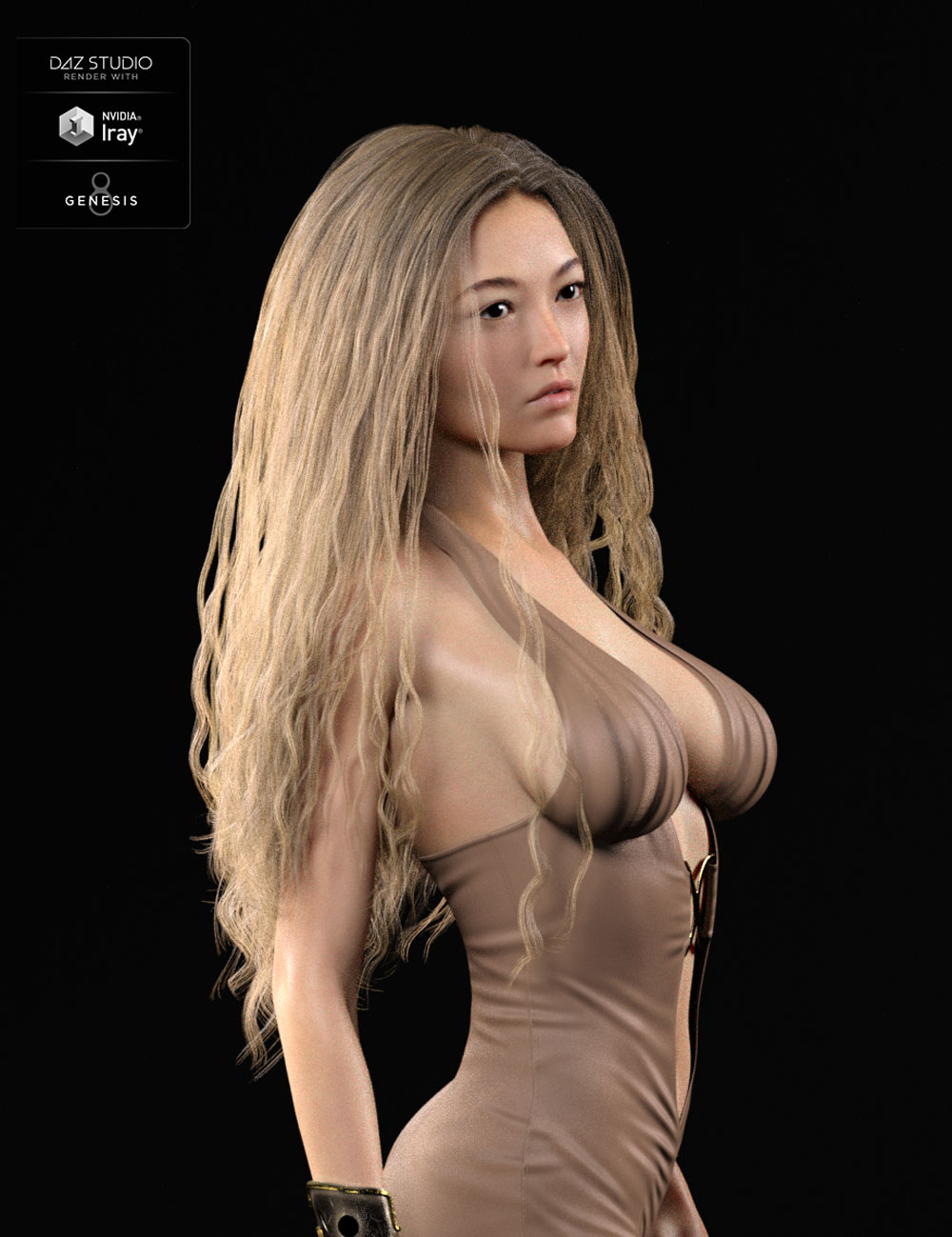 Fan Ling HD for Genesis 8 Female by: Mousso, 3D Models by Daz 3D