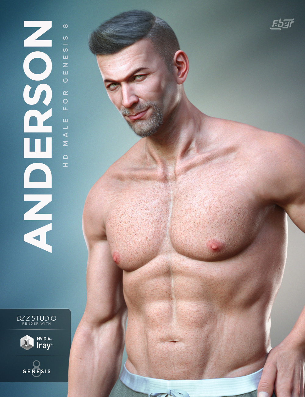 Anderson for Genesis 8 Male by: Faber Inc, 3D Models by Daz 3D