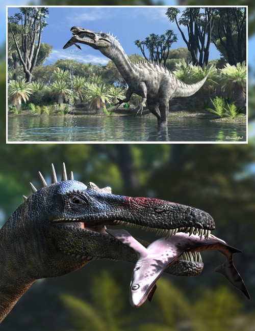 Suchomimus tenerensisDR by: , 3D Models by Daz 3D