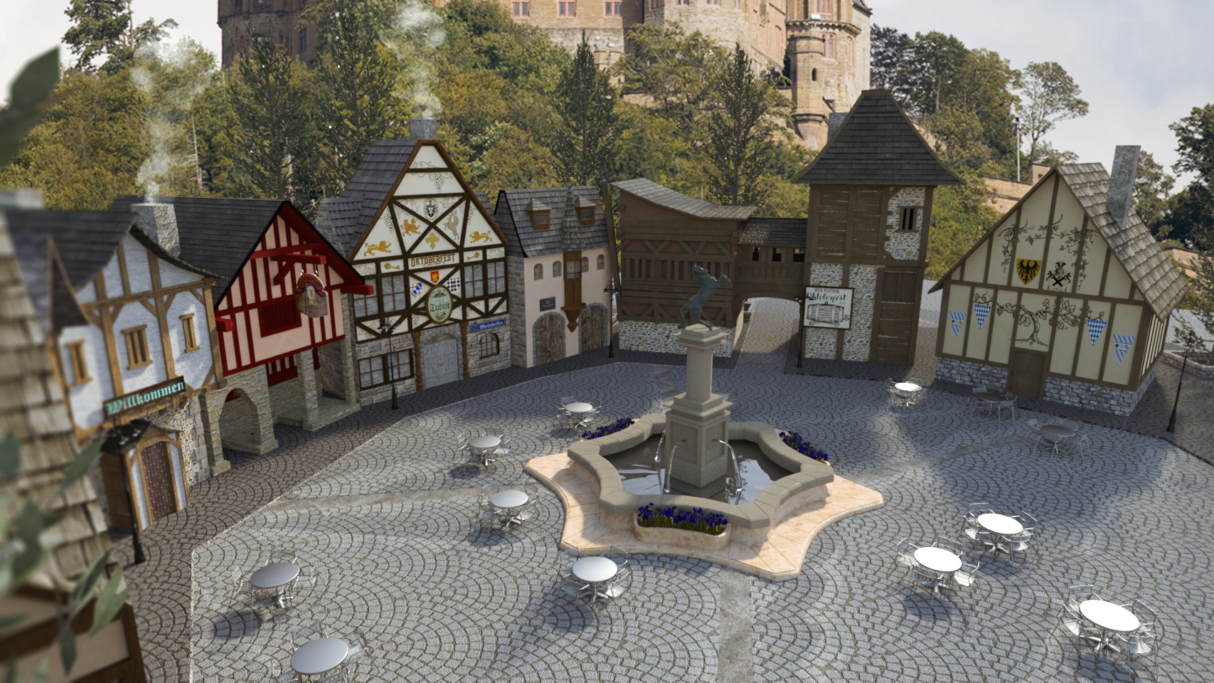 Dresden Circle by: PerspectX, 3D Models by Daz 3D