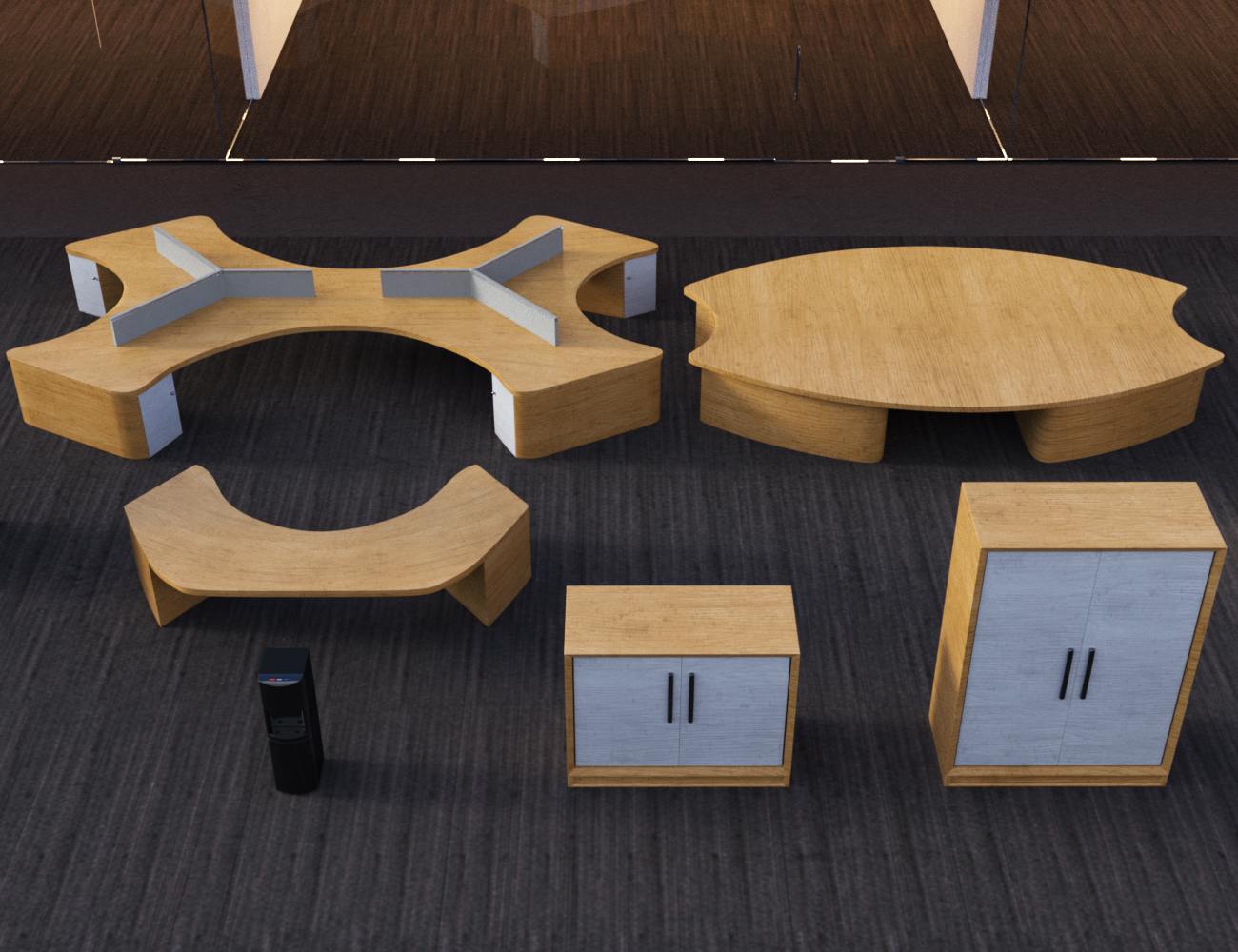 Modern Office Space by: Charlie, 3D Models by Daz 3D