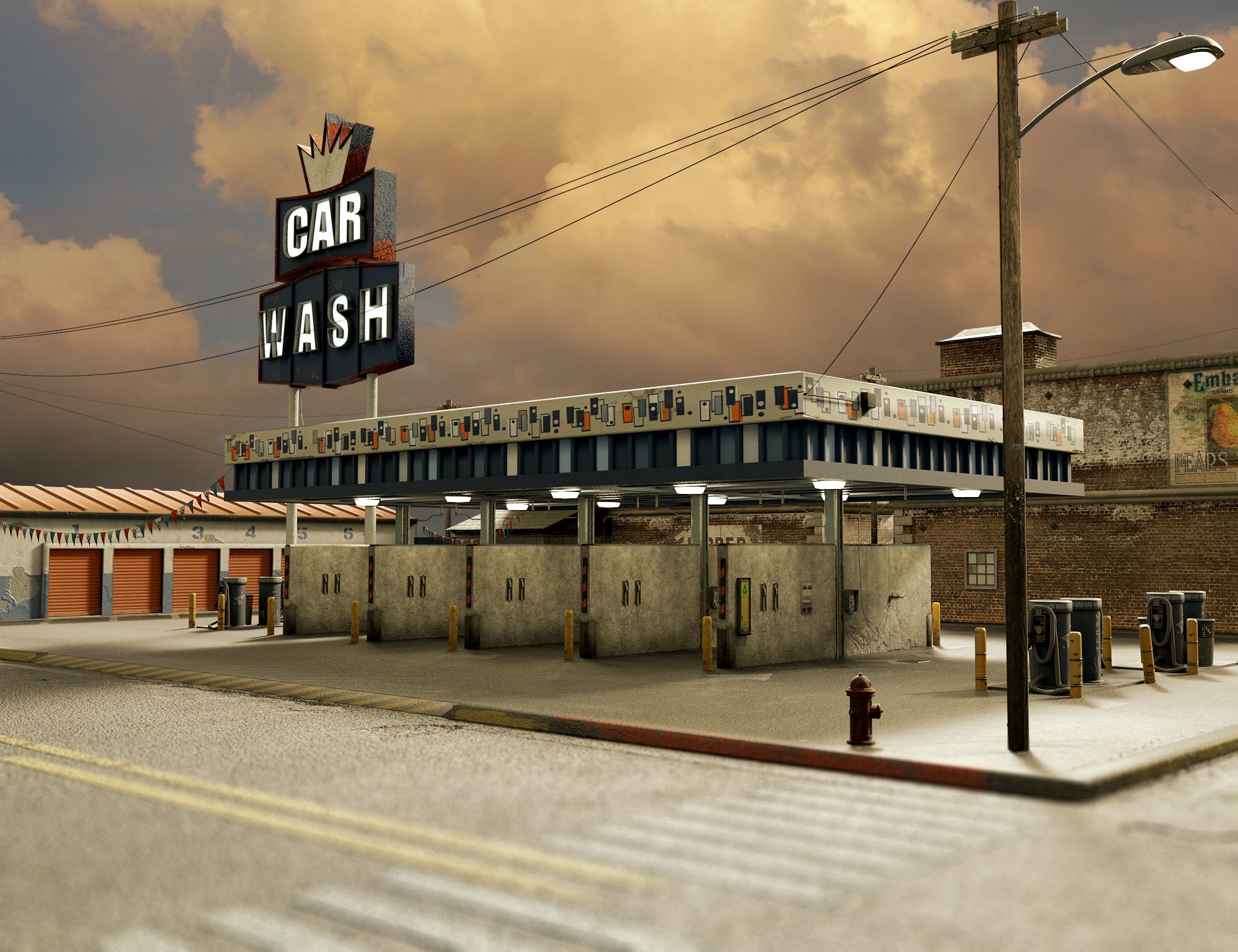 At the Car Wash At the Car Wash by: The AntFarm, 3D Models by Daz 3D