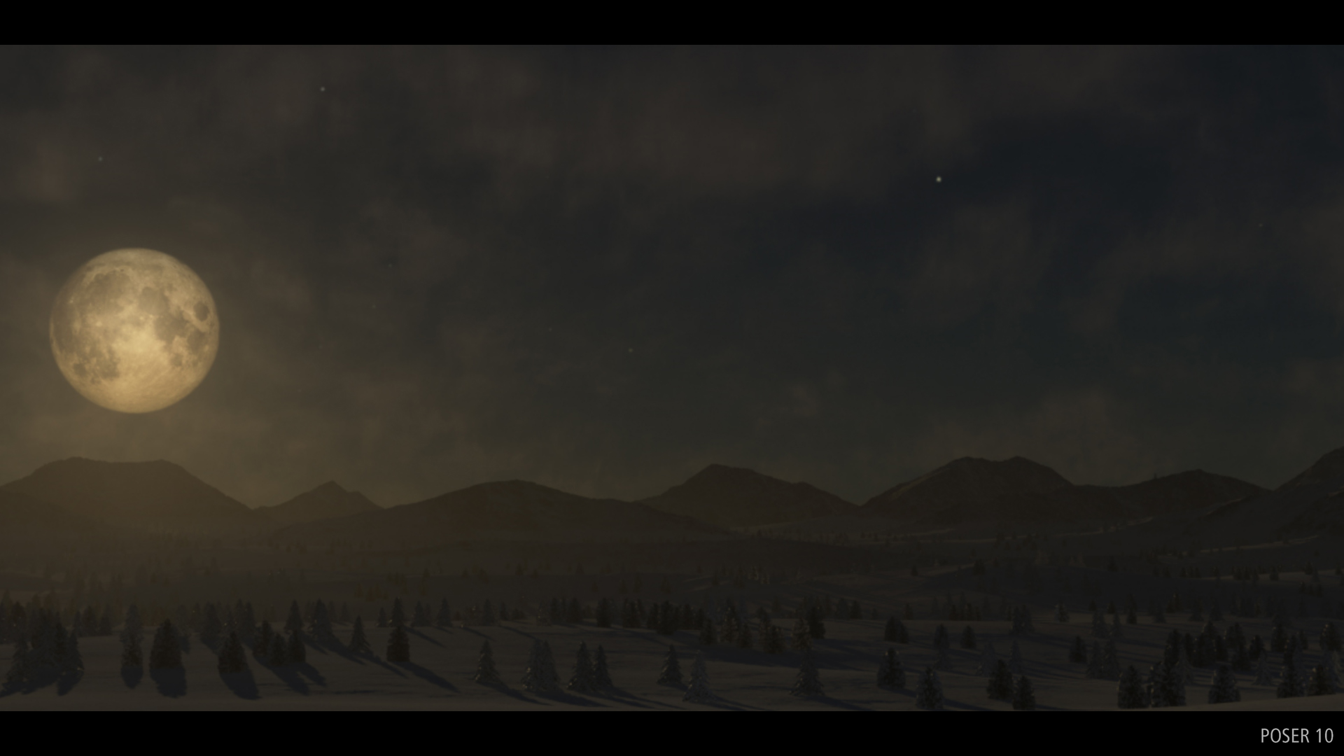 Easy Environments: Winter II Night & Dawn by: Flipmode, 3D Models by Daz 3D