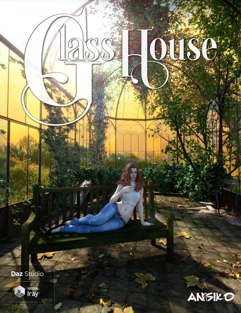 Glass House by: Ansiko, 3D Models by Daz 3D
