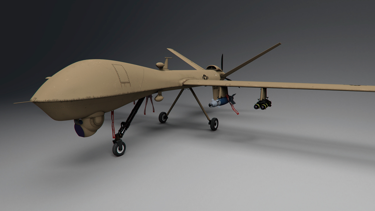 Military Drone Military Drone by: Mely3D, 3D Models by Daz 3D