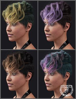 OOT Hairblending 2.0 Texture XPansion for Tia Hair by: outoftouch, 3D Models by Daz 3D