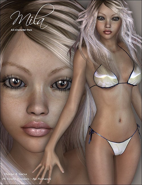 Mila for Aiko 3 by: ThorneSarsa, 3D Models by Daz 3D