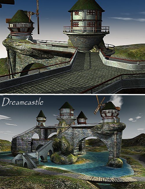 Dreamcastle by: Kibarreto, 3D Models by Daz 3D