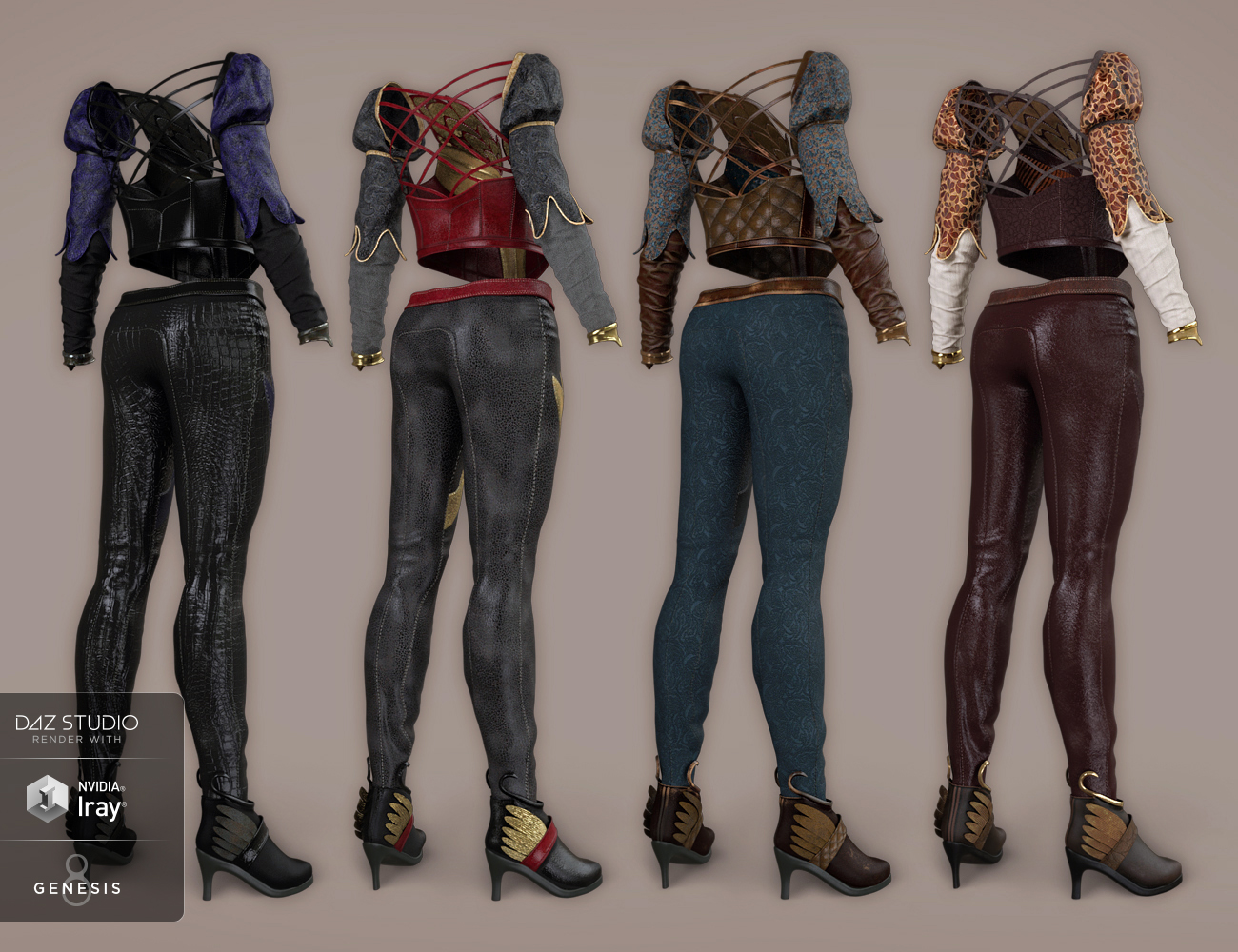 Phoenix Dawn Outfit Textures by: Anna Benjamin, 3D Models by Daz 3D