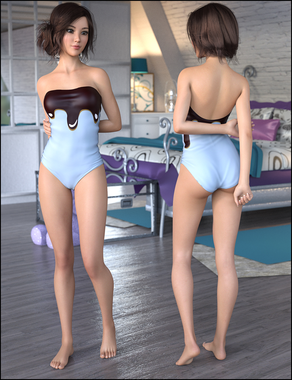 Elsie for Genesis 8 Female by: JessaiiDemonicaEvilius, 3D Models by Daz 3D
