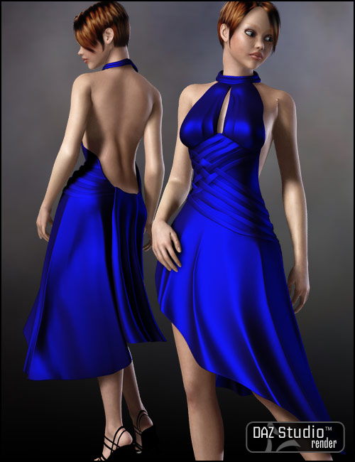 Evening Style Dress Evening Style Dress by: Barbara Brundon, 3D Models by Daz 3D