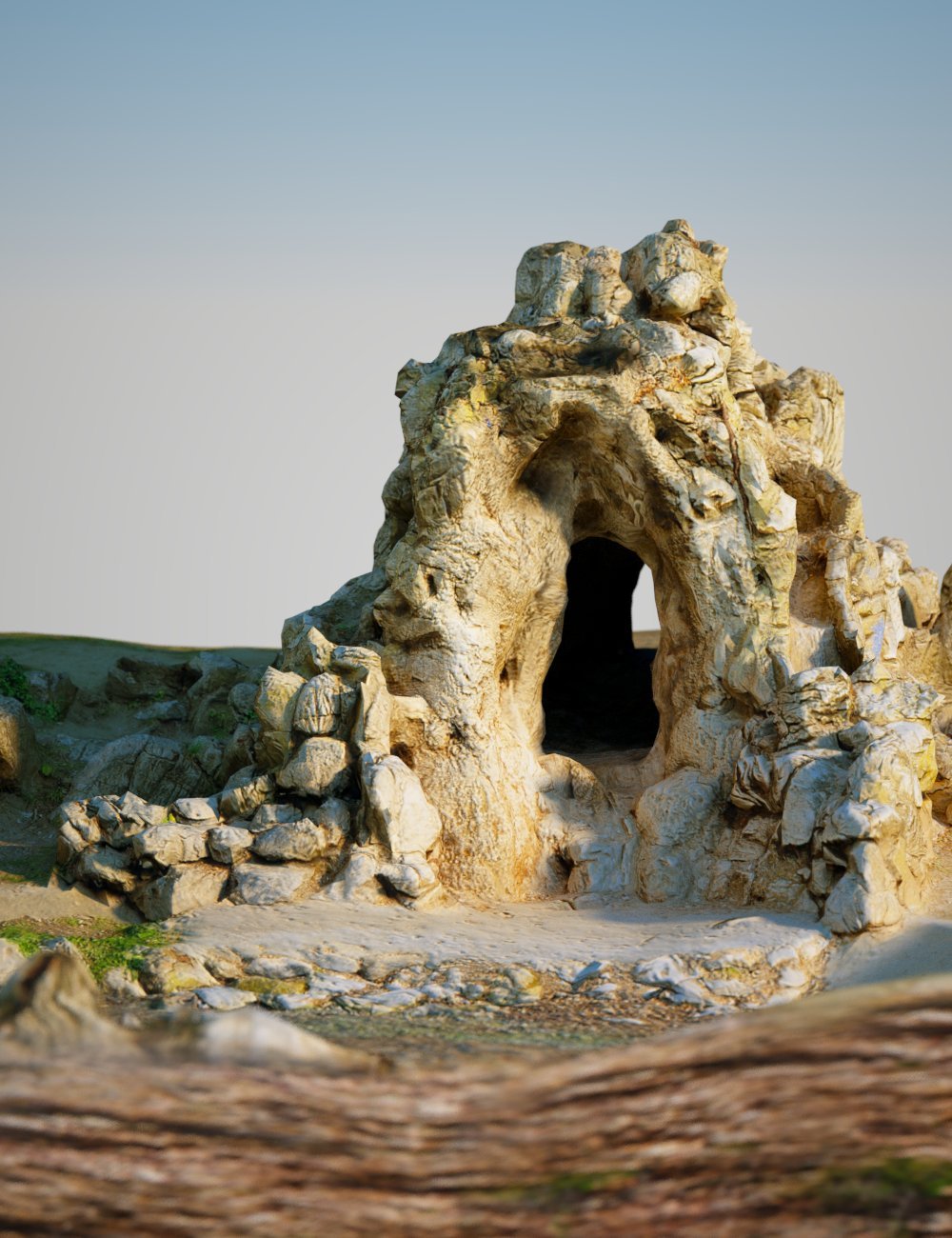 Cave by: Polygonal Miniatures, 3D Models by Daz 3D
