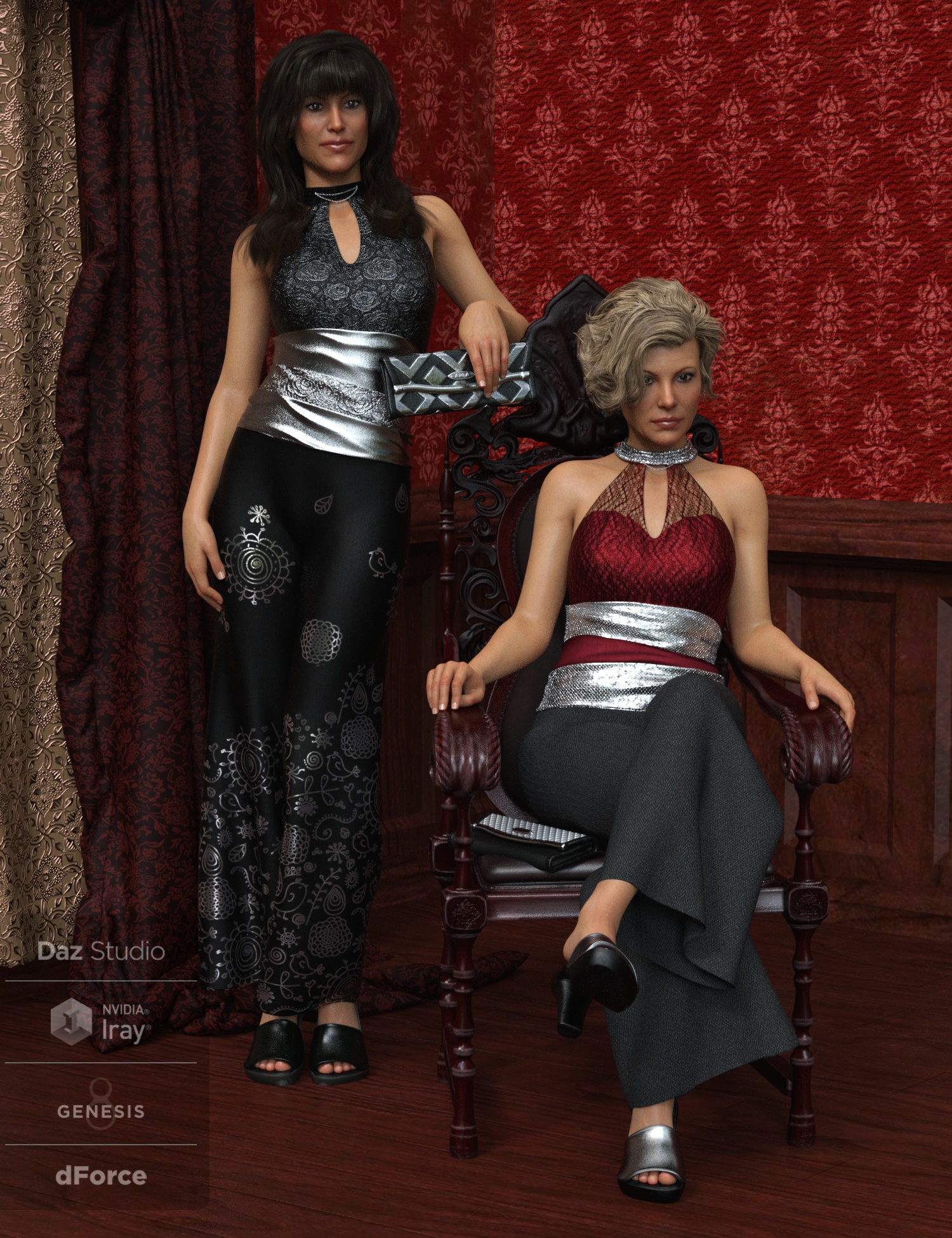Sophisticated for Sophia Outfit by: 3D-GHDesign, 3D Models by Daz 3D