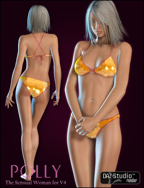 Polly for V4 by: KymJ, 3D Models by Daz 3D