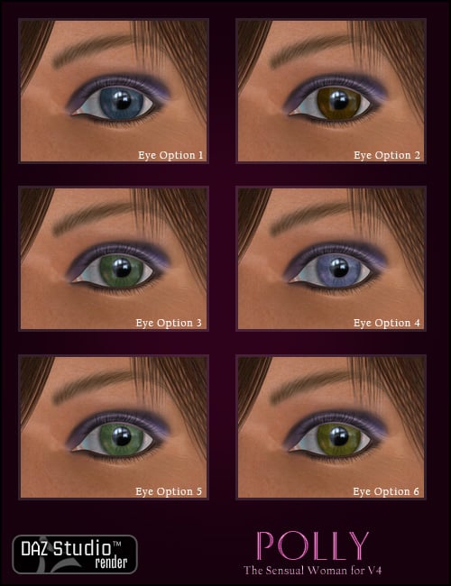 Polly for V4 Polly for V4 by: KymJ, 3D Models by Daz 3D