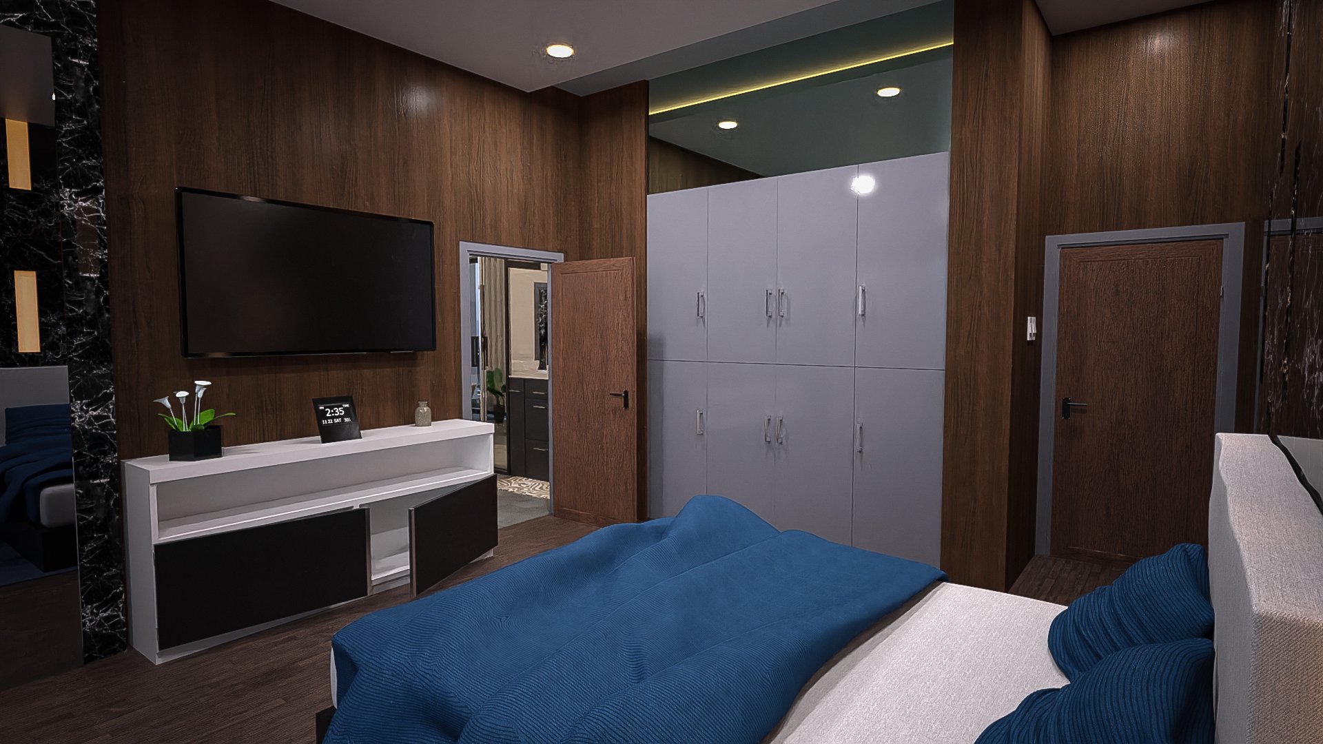 High Rise Bedroom by: Tesla3dCorp, 3D Models by Daz 3D