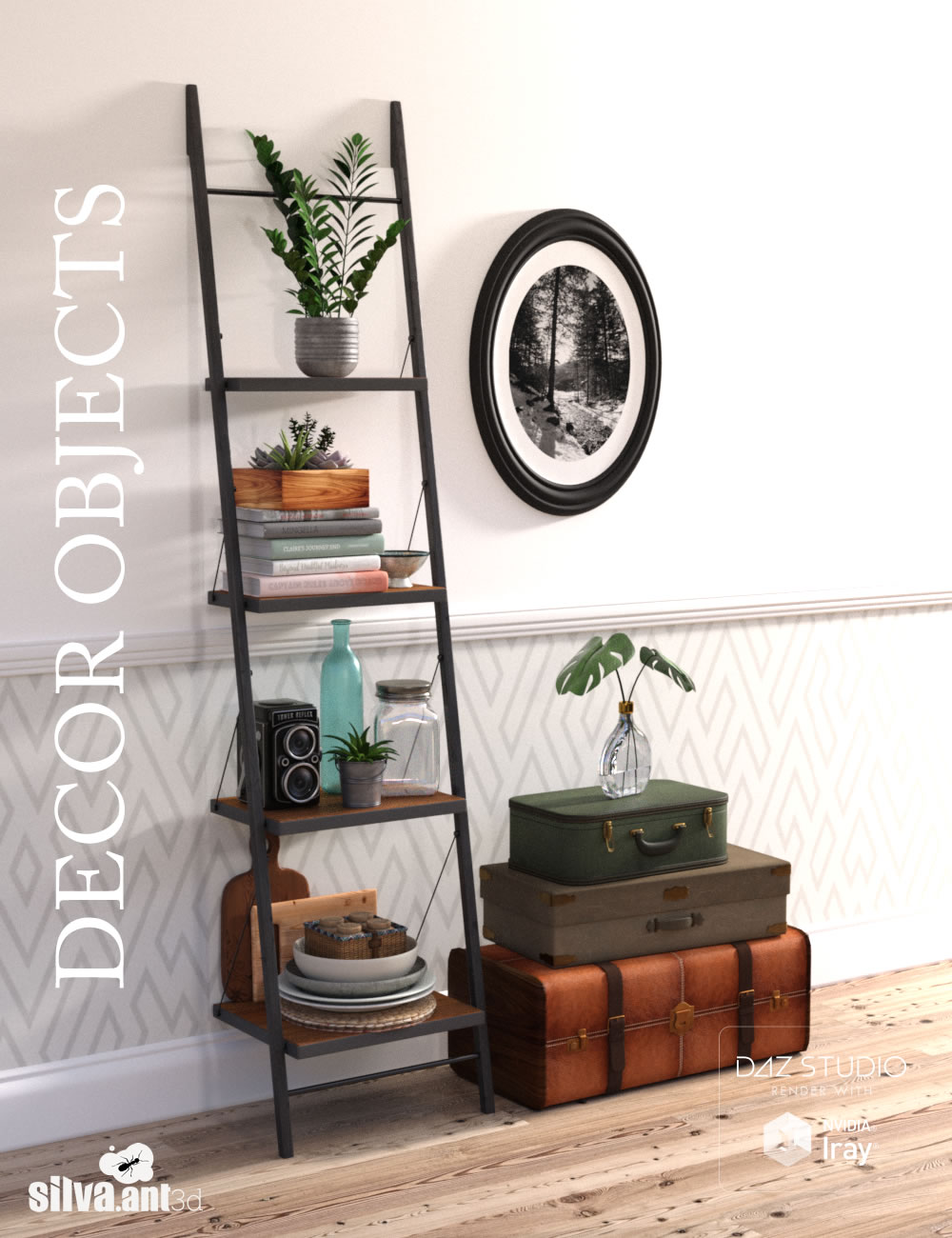 Decor Objects by: SilvaAnt3d, 3D Models by Daz 3D