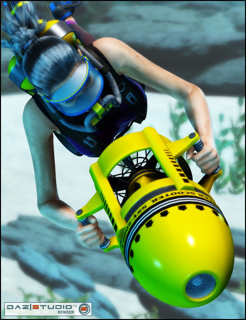 V4 Diving Gear 2 by: , 3D Models by Daz 3D